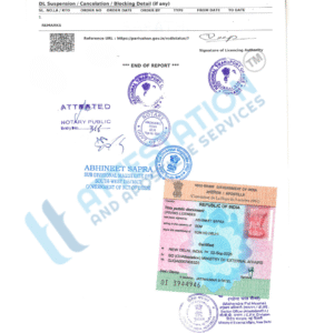Driving License Extract Apostille Services in India for visa, work, and study abroad – fast, secure, and MEA-approved process by TT Attestation.